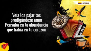 No Pude Olvidarte, Binomio De Oro De América, Video Letra – Sentir Vallenato