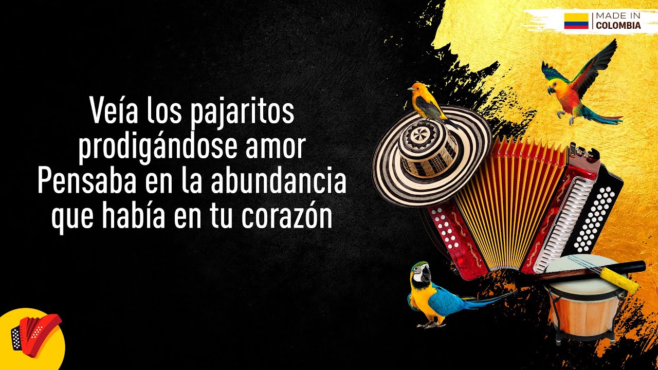 No Pude Olvidarte, Binomio De Oro De América, Video Letra – Sentir Vallenato