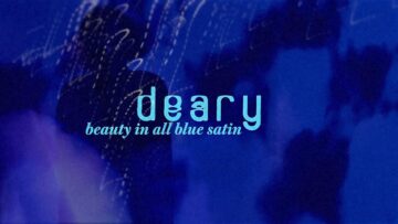 deary – Beauty in all Blue Satin